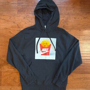Nike Men's Waffle Fries 🍟 Black Hoodie, Size S